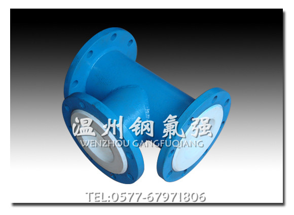 PTFE PTFE lined tee