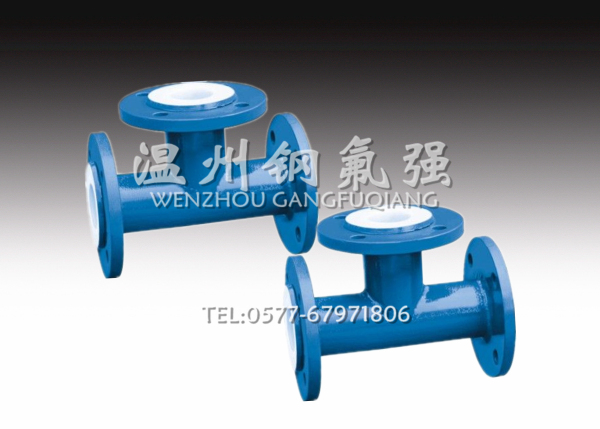 PTFE PTFE lined tee